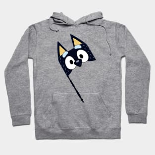 Bluey Mask With Stick Hoodie